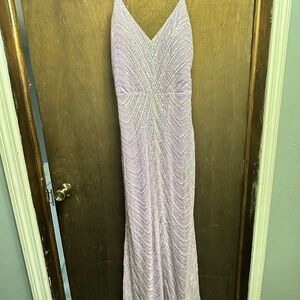Windsor Lavender Sequin Prom Gown